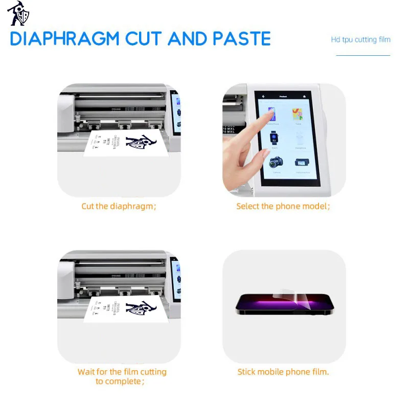 50Pcs TPU Universal Hydrogel Film For Smart Phone LCD Screen Protector HD Matte Privacy Flexible Film For Blade Cutting Machine