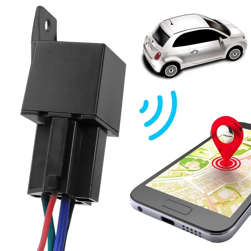 

Car GPS Tracker Real-Time Tracking Relay Device GSM Locator Remote Control Anti-theft Monitoring Cut Off Oil System For Vehicles