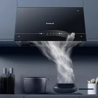 220V Kitchen Hood Kitchen Exhaust Hood 710MM Top Suction Small Size Range Extractor Exhaust Cooker Range Hood 1