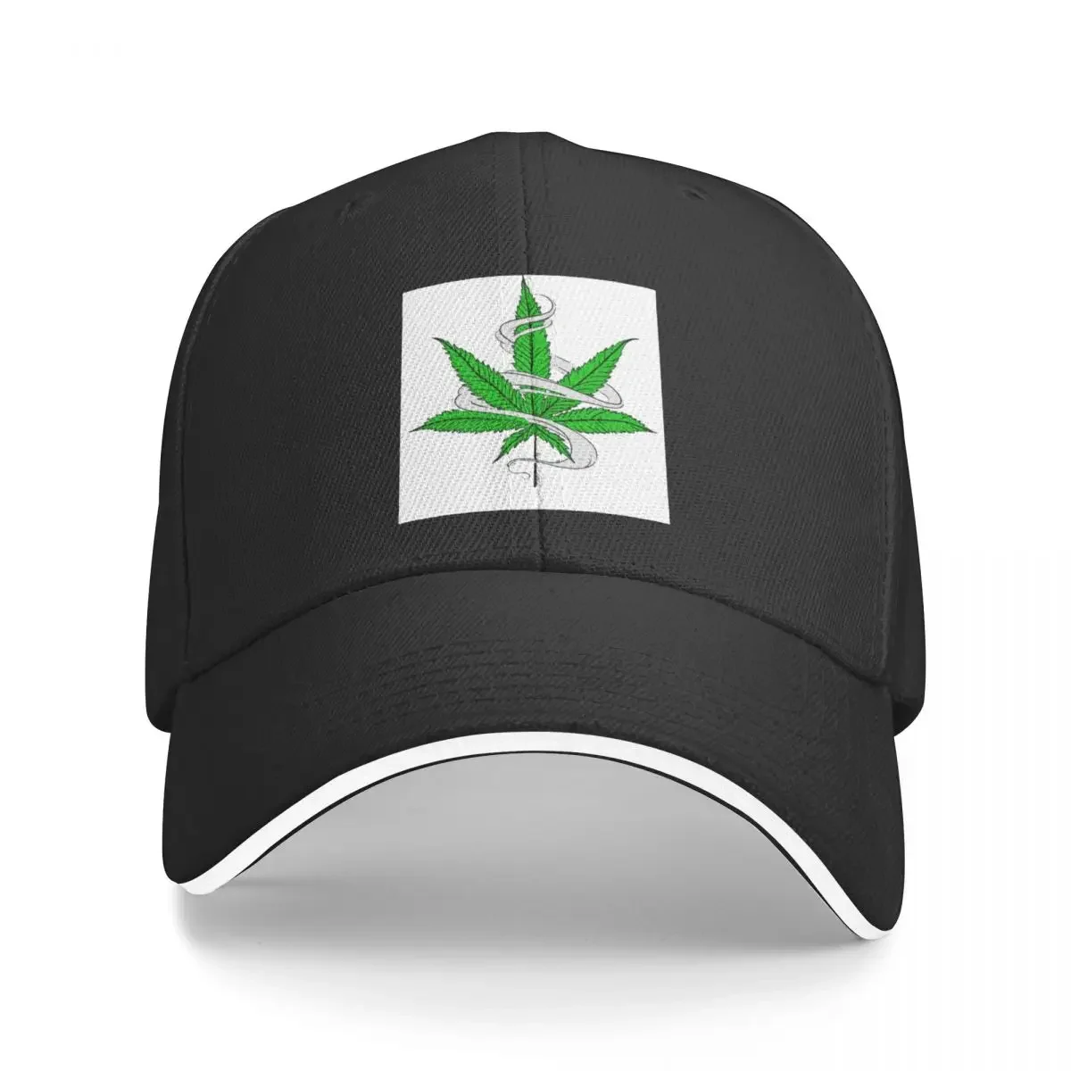 

Pot leaf Baseball Cap Fishing cap funny hat Men's Luxury Women's