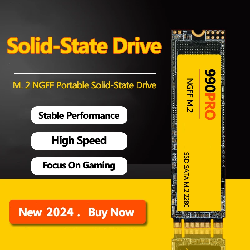 

Hard Drive Disk NGFF Ｍ.2 SSD 4TB 2TB 1TB High-speed M2 SSD Ssd Sata PCIE 4.0 2280 Solid State Drive Hard HDD for Laptop PS5