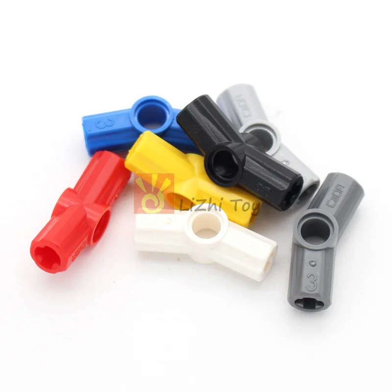 20pcs Technology Parts 32016 Axle and Pin Connector Angl #3 Bricks Building Blocks Parts DIY Accessories Compatible with Toy