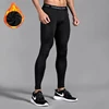 Thermal Underwear for Men S-3XL Compression Tights Men Basketball Running Fleece Lined Base Layer Set for Cold Weather