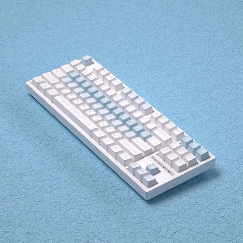 Anime dos Desenhos Animados Anime Gaming Key Caps Oem Perfil Keycap para Teclado Interruptor mx Snow Miku Pbt Sublimação de Tintura 125 Teclas por Conjunto - Imagem 2