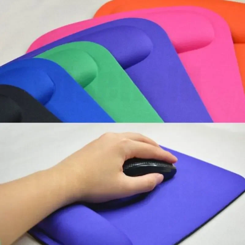 Mouse Pad EVA Foam Wrist Simple Solid Color Comfortable Thick Sponge Gaming Pc Keyboard Desk Mat 210X230MM