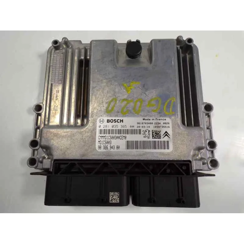 Hub/1680810280/0281035365 / 9832694380 / 16955841 Quadro Motore Serve Per Peugeot Rifter 1.5 Blue-Hdi Fap