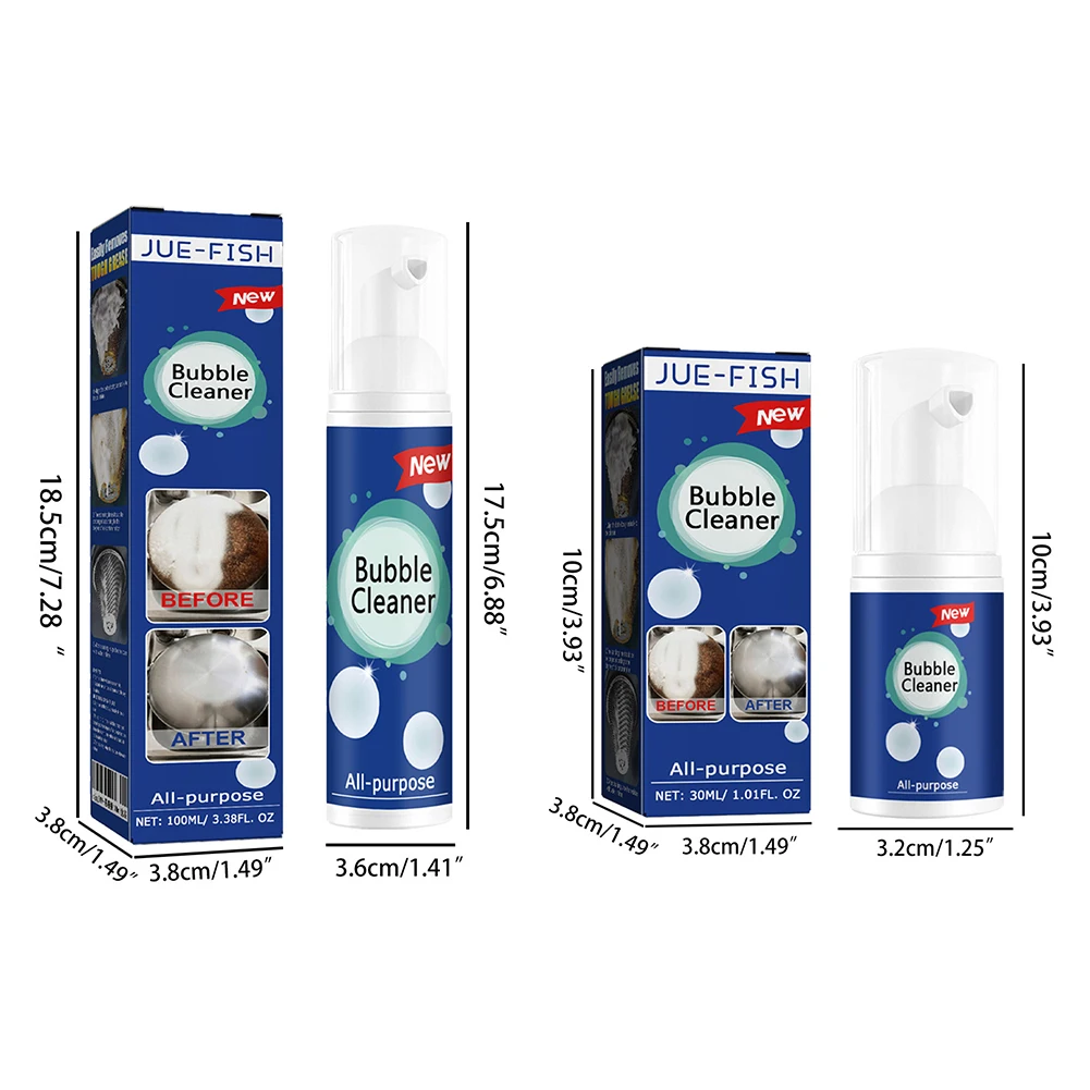 Multi-Purpose Kitchen Foam Cleaner All Round Kitchen Cleaning Foam Heavy Oil Stain Cleaner All Purpose Deep Cleaning Spray