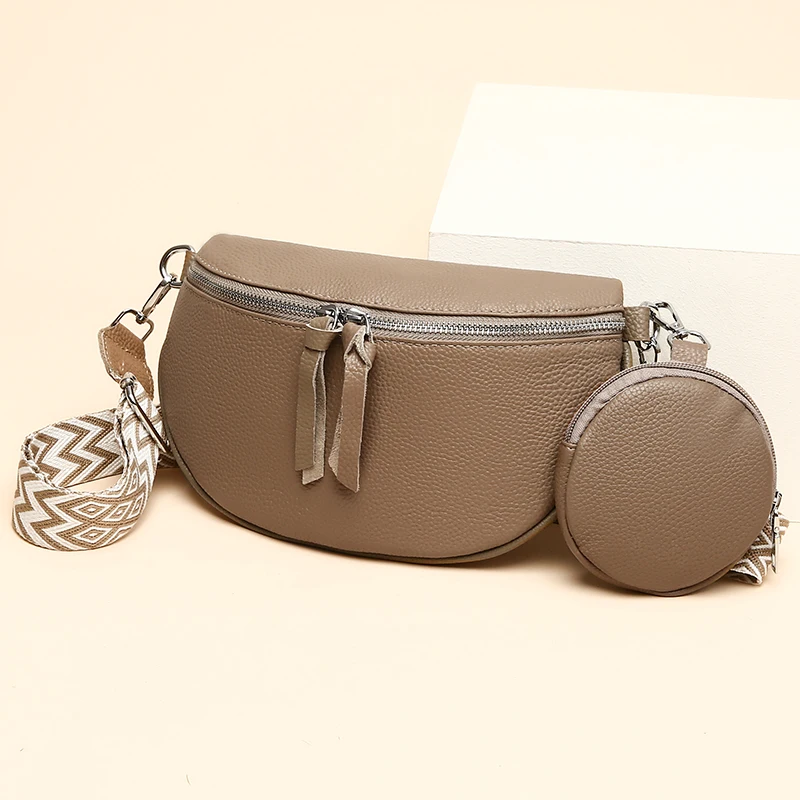 Luxury Genuine Leather Women Chest Bag