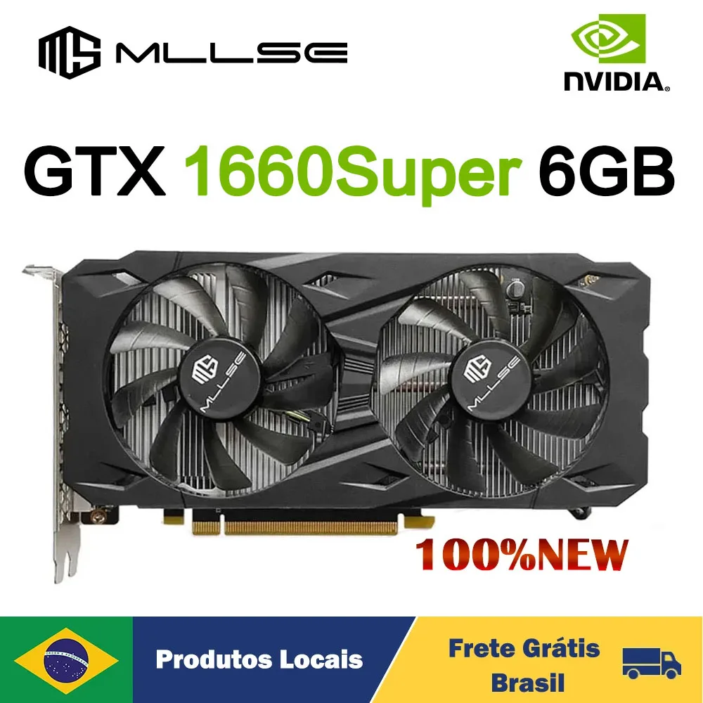 MLLSE Graphics Card GTX 1660 Super 6GB Placa De Video GDDR6 DVI*1