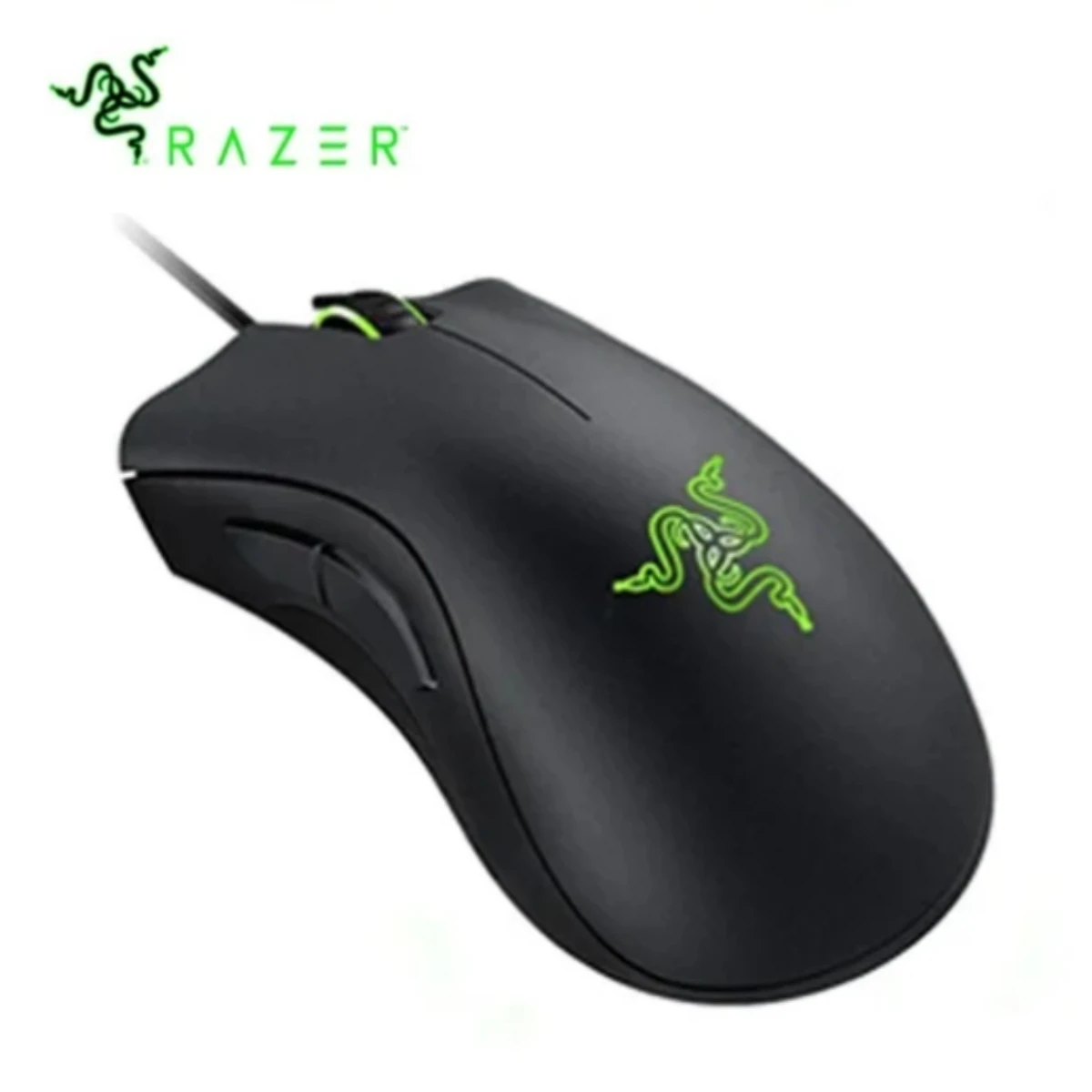 Razer DeathAdder 필수 유선 게이밍 마우스, 노트북 PC 게이머용 6400DPI 광학 센서, 5 개의 독립 버튼 