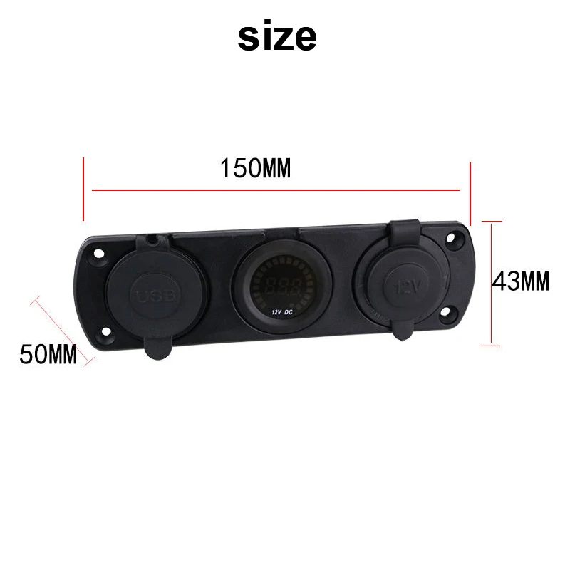  12V 3  г  USB ڵ    , äο ȭ а  ׼