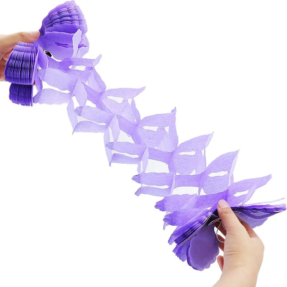 Paper Garland 1pcs 3Meter for Party Kids Party Wedding Hanging Decor