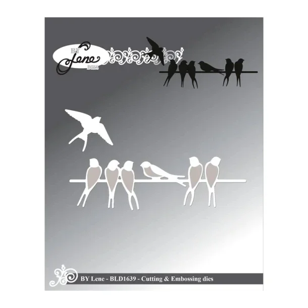 

A group of swallows Metal cutting data slimline essentials scrapbooking card stencil cut die for DIY handmade crafts