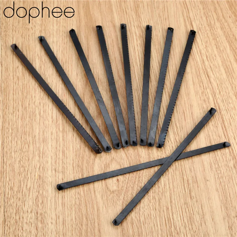 10 Pz 150Mm 6 Pollici Mini Serra Lama Per Seghetto Lama Per Sega A Mano In Acciaio Inox Telaio Sierra Gereedschap Houtbewerking Testere Dophee