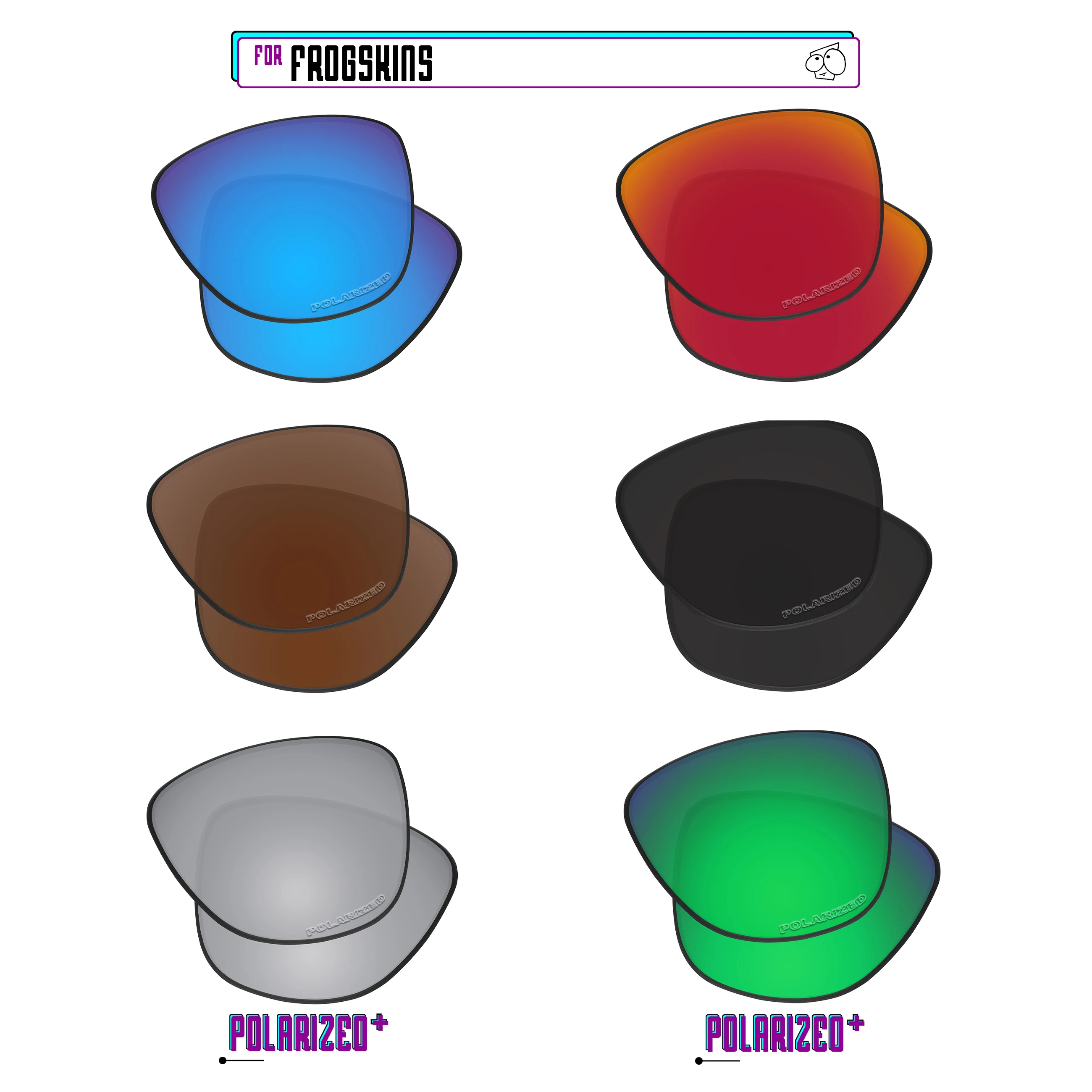 EZReplace Polarized Sunglass Lenses - Versatile Options Available