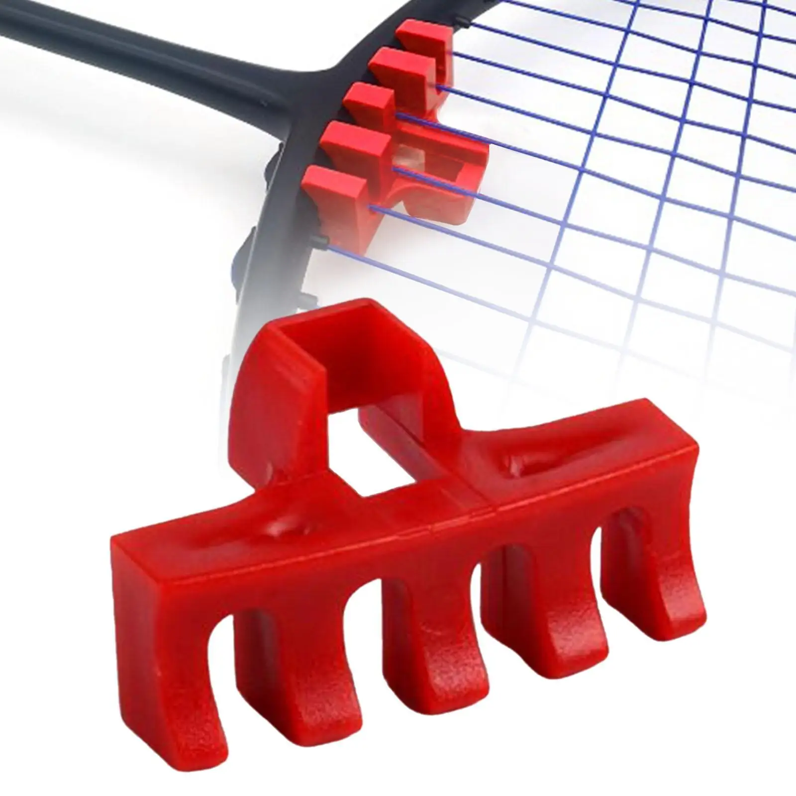 Badminton Stringing Racquet Load Spreader Protector Lightweight Maintenance Silicone Flexible Racket High Pounds Load Adapter Badminton Stringing Racquet Load Spreader Protector Lightweight Maintenance Silicone Flexible Racket High Pounds Load Adapter