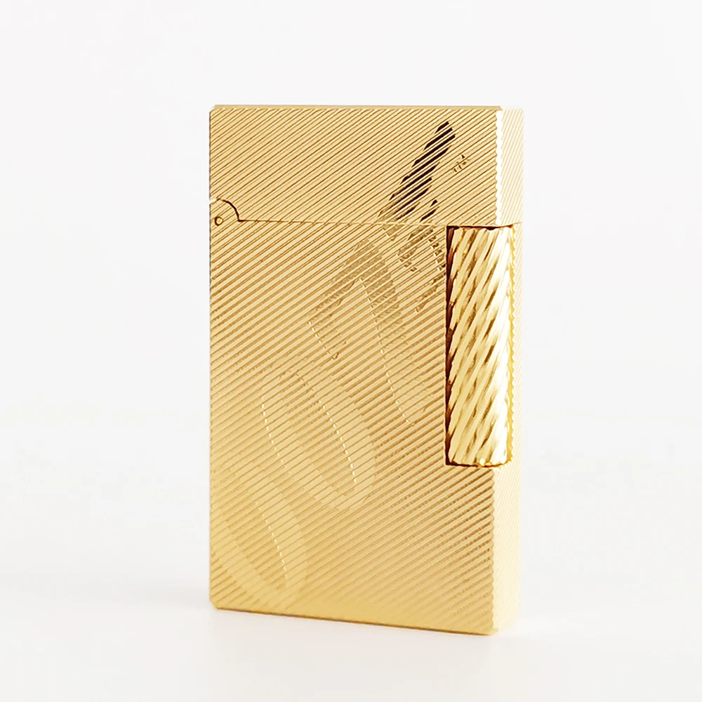 JT.Dunant Lighters Engraved 007 Rechargeable Butane Gas Cigarette Gadgets Bright Sound Gifts For Smoker