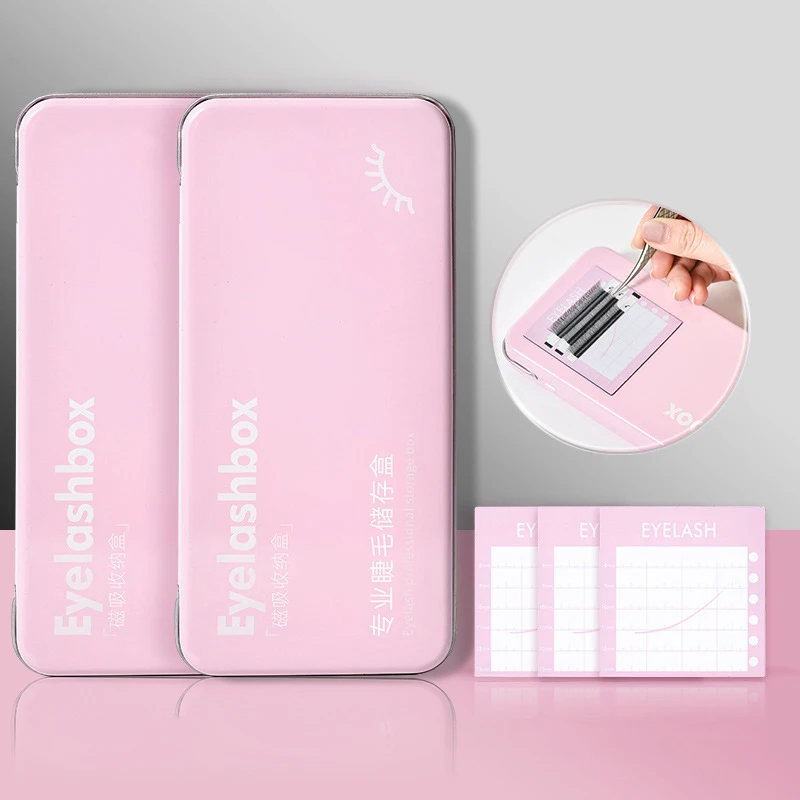 【AD】여성용 속눈썹 자석 보관함, 인조 속눈썹 연장 보관 도구, 자석 속눈썹 스트립, 자석 헤어밴드