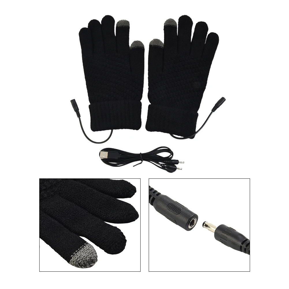 

These Winter Gloves will keep you warm and cozy Featuring Fast USB Rechargeable heating and Touch Screen Capability