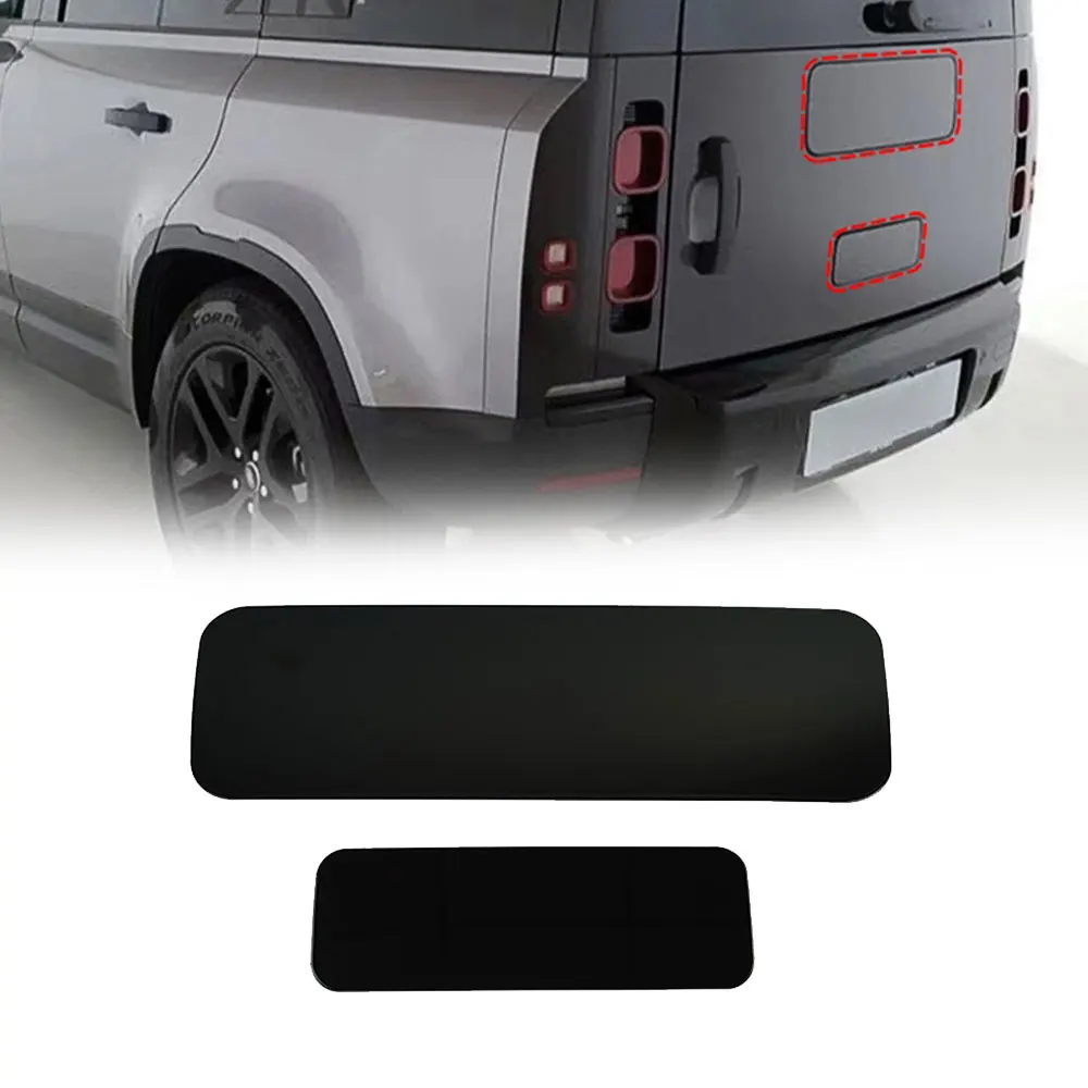 Car Rear Spare Wheel Tire Delete Plate For Land Rover Defender 2020-2023 90 110 Protective Cover Car Trunk Tailgate Decoration