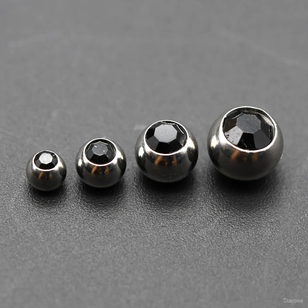 Star Piercing Chiusura A Sfera Argento Con Cristallo Argento Senza Ottone Acciaio Chirurgico 316l Pi 39767683