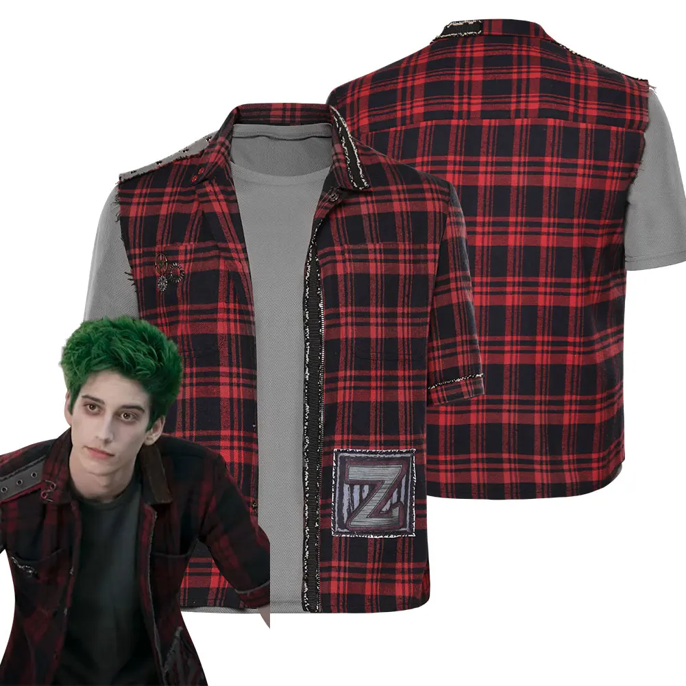 Zed Cosplay Zombies 3 Costume Men Tshirt Vest Outfits Halloween Party