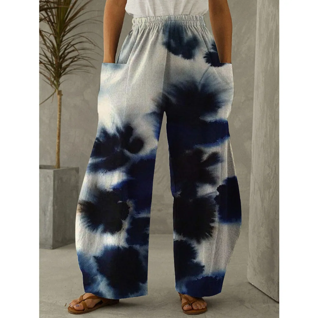 Boho Yoga Pants Women Hippie Harem Printed Dyeing High Waisted Wear  Pantalone De Mujer Cintura Alta Calca Feminina Beach