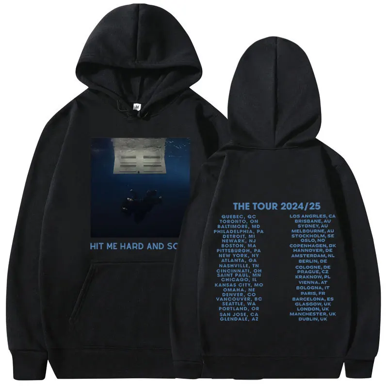 

2024 Hit Me Hard and Soft Tour Hoodies Men Women Clothing Harajuku Pullovers Fashion Hip Hop Long Sleeve Sweatshirts Fans Gift
