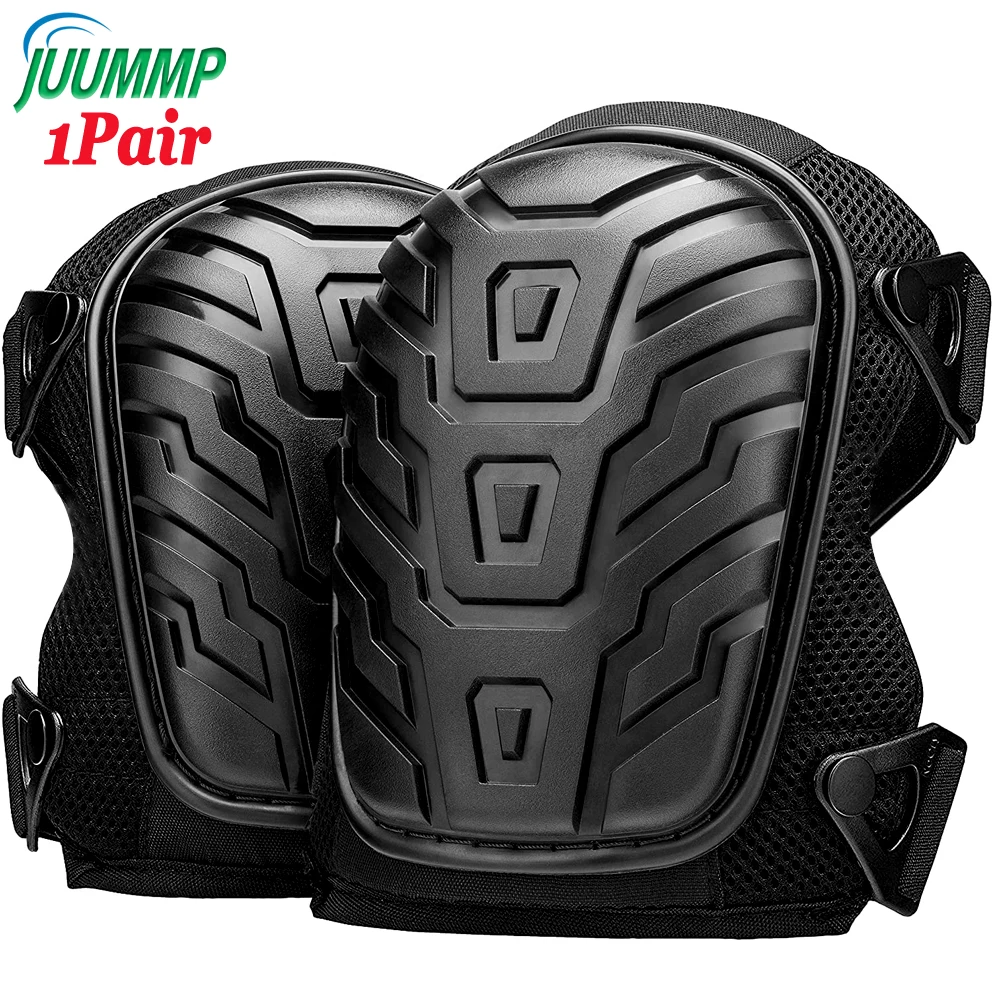 1Pair Knee Pads for Work;Gardening & Construction Knee Pads for Men Women with Thick Gel Cushion,Double Straps &Adjustable Clips