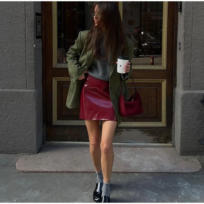 Elegant Coat Pant Sets Woman Fashion Lapel Long Sleeve Single Breasted Blazer Wide Leg Pants 2 Piece Set For Women Loose Outfits