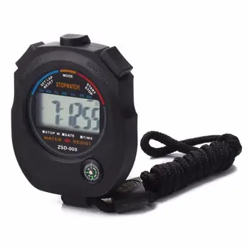 Classic Digital Handheld Pocket Stopwatch Professional Digital Sport Stopwatch Lcd Timer Stop Watch Timer Cronometro 1