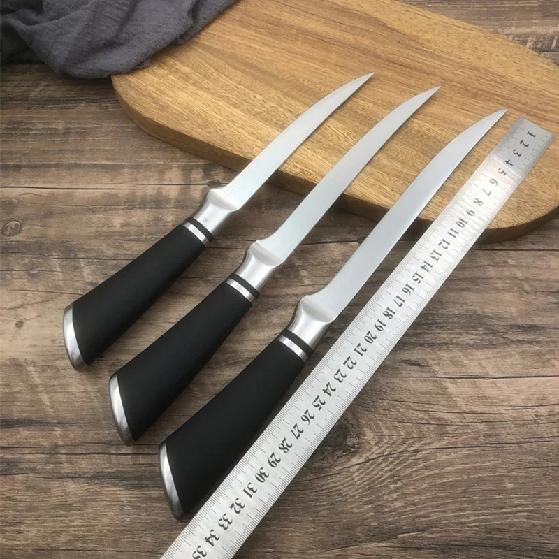6" 7" 8" Professional Boning Knife Salmon Sushi Filleting Knife Sharp Stainless Steel Knives for Meat Bone Fish Fruit Vegetables kitchen knife