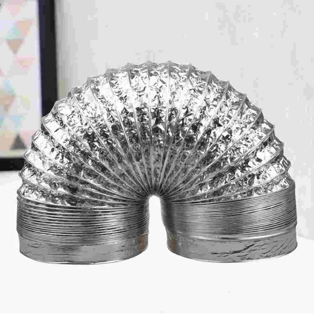 유연한 알루미늄 호일 덕트 벤트 호스, 유연한 공기, 알루미늄 덕트 건조기, 벤트 호스 Hvac, 7 인치, 10 피트 두께