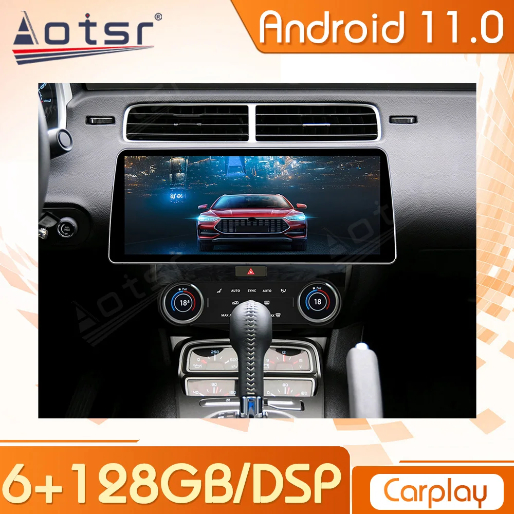 

12.3 Inch Android 11 Car Radio Bluetooth For Chevrolet Camaro 2010-2015 Carplay Video Central Multimedia Player Stereo Head Unit