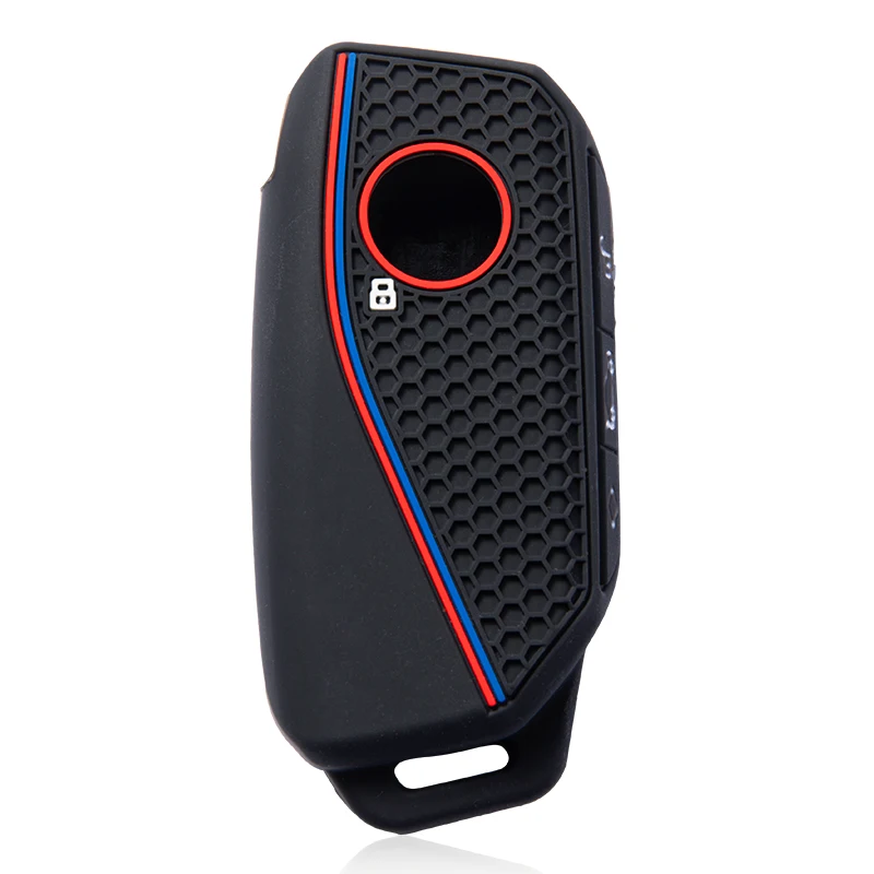 Premium Silicone Alcantara Car Remote Key Case Cover