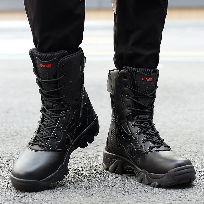 Men Tactical Military Boots Botas Tacticas Hombre Militar Army Boot  Motorcycle Ankle Combat Boots Black Botas Militares Hombre - AliExpress