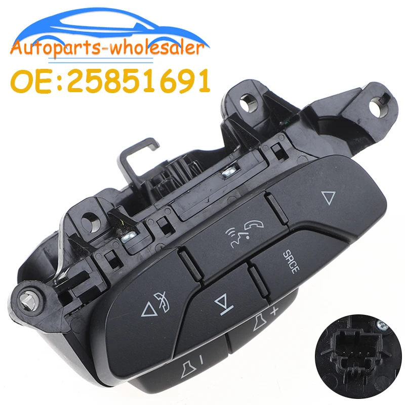 Multi-function Steering Wheel Button with Cruise Control For Equinox 2009-2011