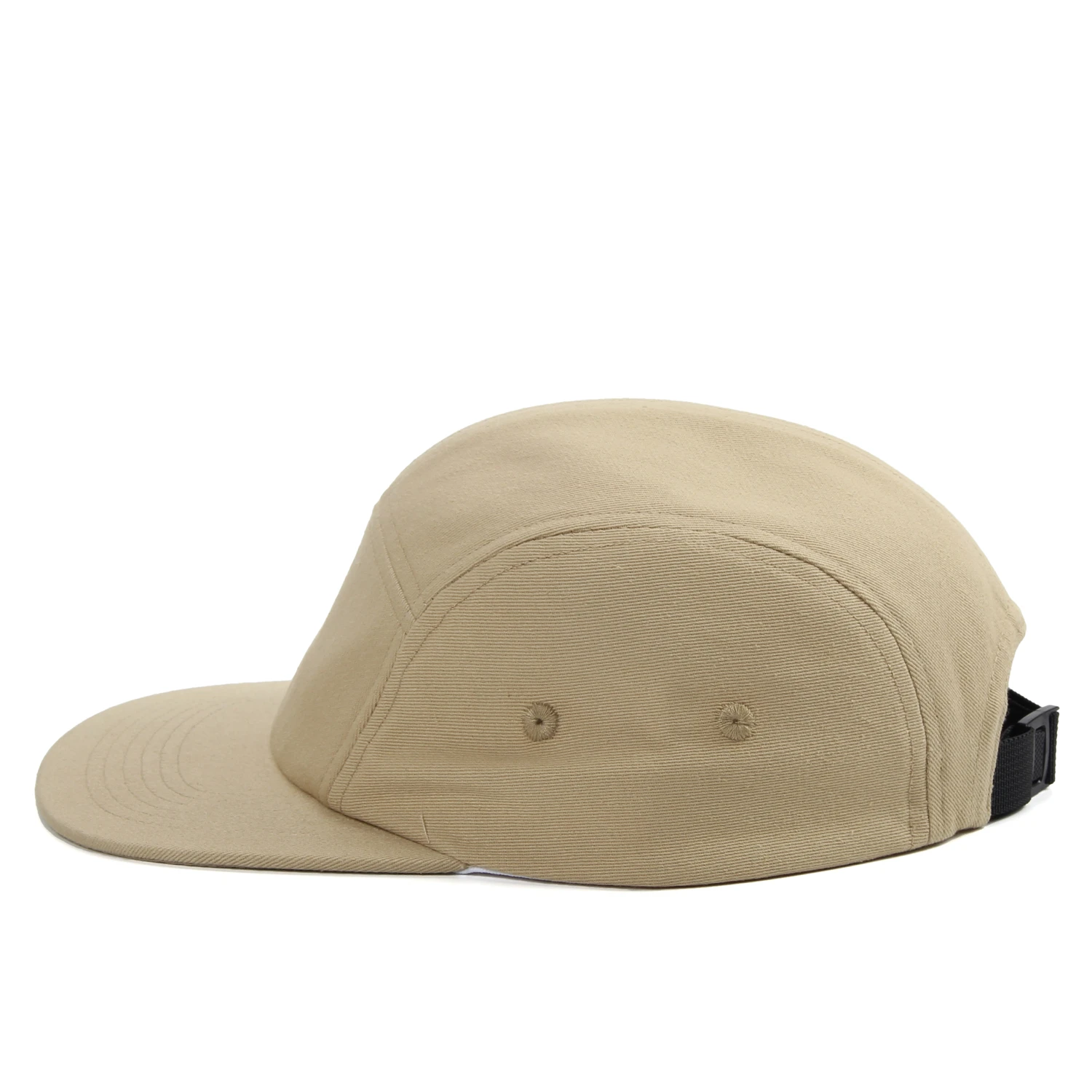 5-Panel Flat Brim Baseball Cap – Vintage Washed Cotton, Adjustable Fit For Everyday Wear - View #5