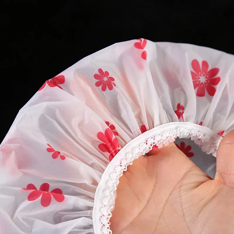 Waterproof Bathroom Shower Cap Thicken Elastic for Women Beauty Hair Salon