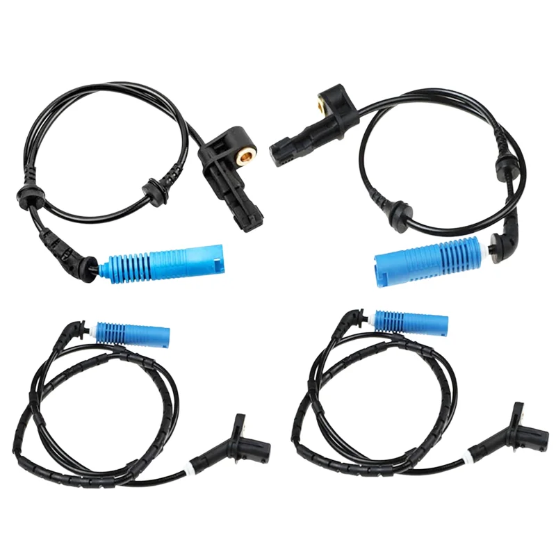 4개 ABS 휠 속도 센서 34526792896 34526792897 34526752683 BMW E46 330Ci M54306S3 용