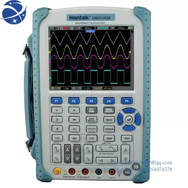 

YYHC Hantek DSO1152S 150 МГц 1 Гвыб/с 2-канальный Карманный Многофункциональный дисплей-осциллограф с высоким разрешением и цветным экраном