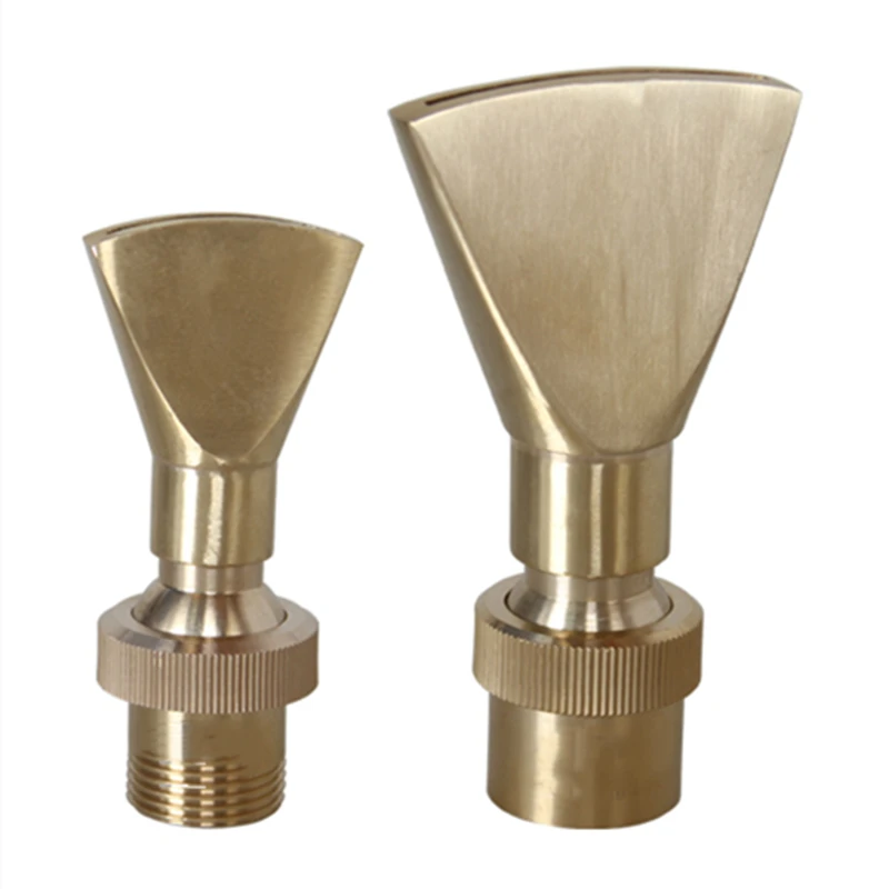 1/2" 3/4" 1" Brass Stainless Steel Duck Tail Fountain Nozzles Garden Pool Fountain Head water fountain garden pond fountain fountain nozzles