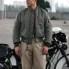 Bronson MA-1 Bomber Flight Jacket Fall Winter Men's Military Coat Water Resistant 2