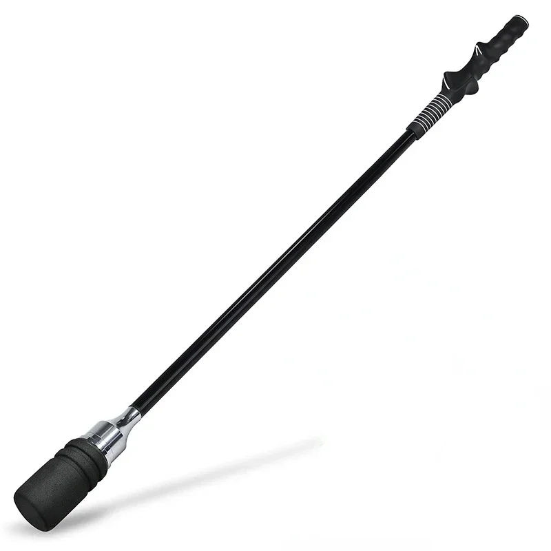 PGM Golf Swing Trainer: Enhanced Black Practice Stick with Hand Grip