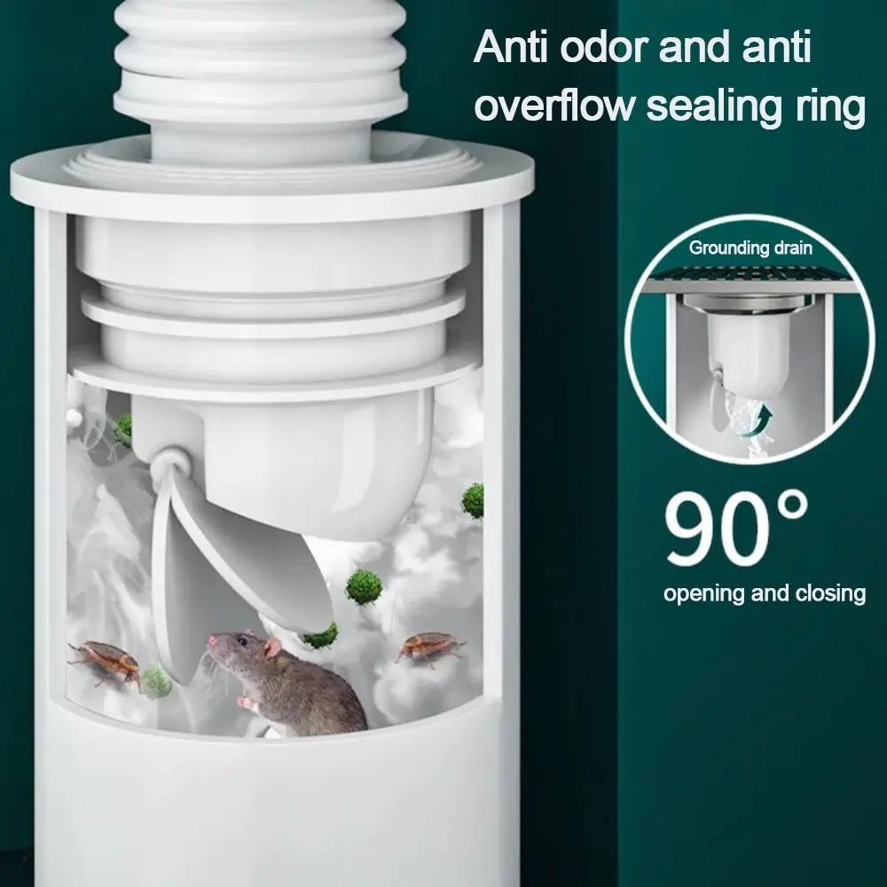 Universal Drains Sewer Pipe Sealing Ring Plug Useful Washing Machine Hose Connector Anti-odor Sealing Cover