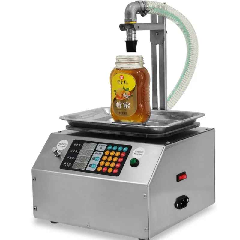 Fully Automatic Dispensing Filling Machine Flow Weighing Type Honey Sesame Sauce Edible Oil Viscous Glue Liquid Filling Machine