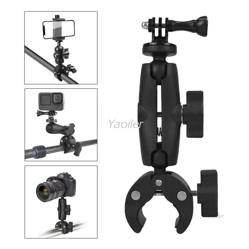 Kit de fixation GoPro robuste - 7 accessoires pour action cam