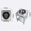 Stainless Steel Deep Sink Gas Cooktop Liquefied Gas Range with Flameout Protection Restaurant Fierce Fire Stove with Pot Rack 6