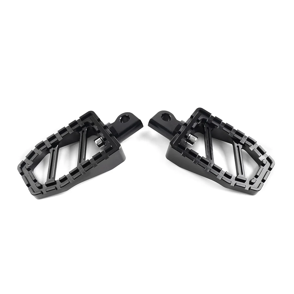 Motorcycle Mini Foot Peg Footrest Pedal 1Pair Black Aluminum For Harley Davidson Sportster XL