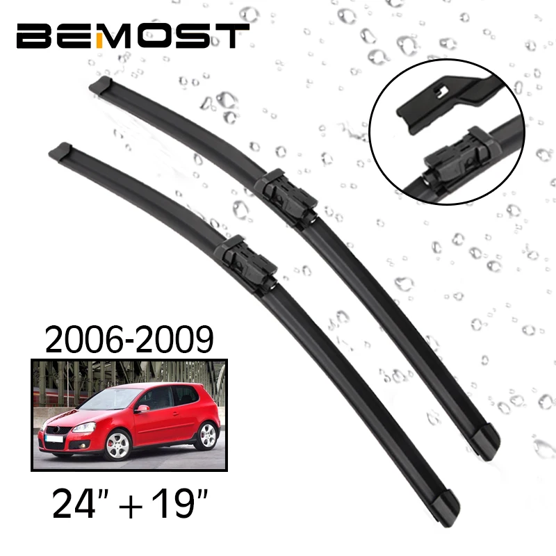 Car Wiper Blade Front Window Windshield Rubber Silicon Refill Wiper For VW Volkswagen Golf MK5